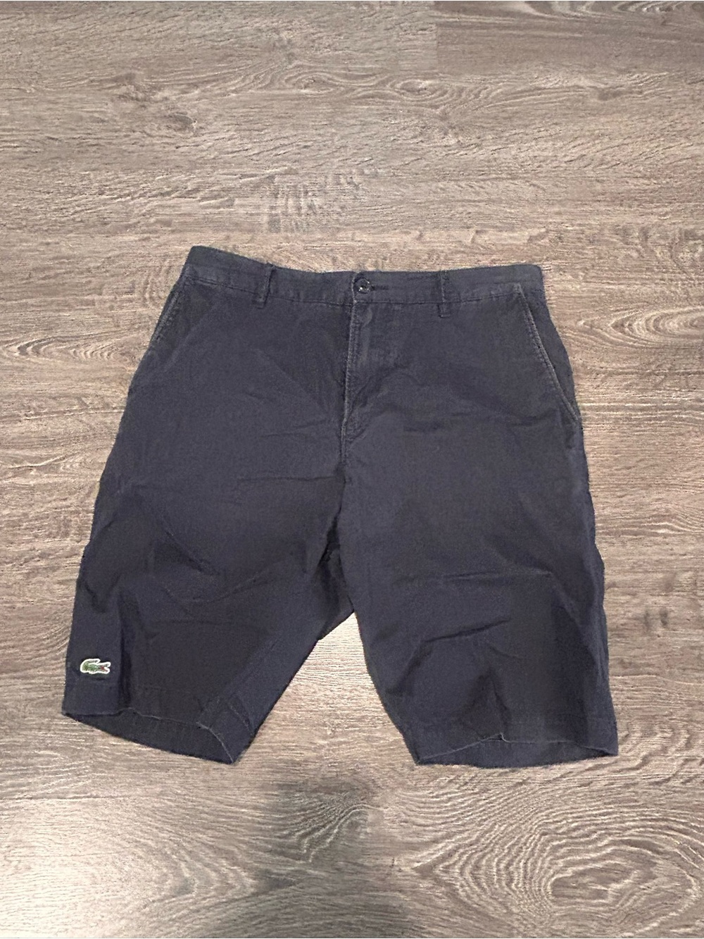 Lacoste Men's Dark Navy Cotton Chino Shorts